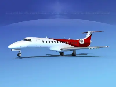 Embraer ERJ-135 Corporate 1 3D model