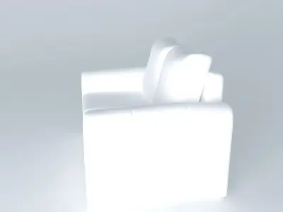 Sofa for two people Free 3D model