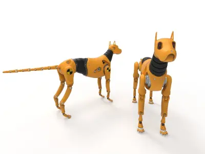 Dummy Robot Dog 3D model