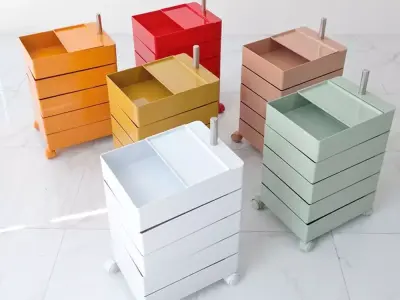 Mona Container 360 Movable Gap Storage 3D model