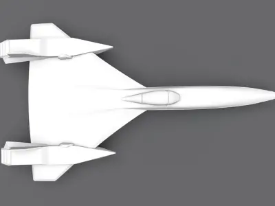 Blackbird Powerboat Scale model 3D print model