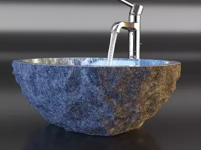 Marble sink 3D model