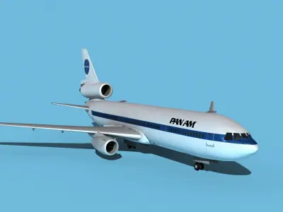 McDonnell Douglas MD-11 Pan Am 3D model