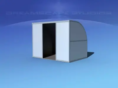 A1N Air Cargo Container  Low-poly 3D model