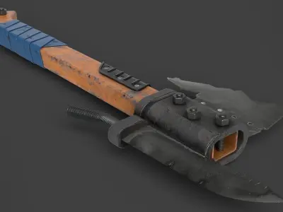 Modifiable Strike Weapon 21 Low-poly 3D model