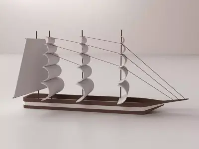 Miniature Ship 3D model