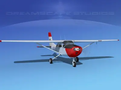 Cessna T-41 Mescalero Philippine AF 3D model