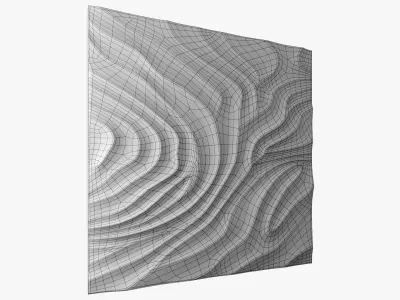 wave wall 6 3D model