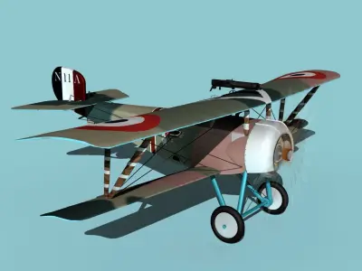 Nieuport 11 VHP V02 3D model