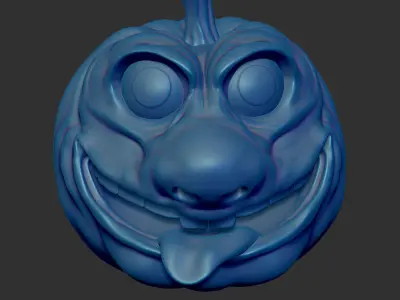 Halloween Pumpkin Head - 3D Model File Free 3D print model