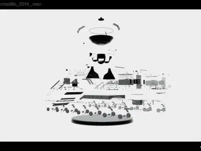 Military vehicle 3D print model