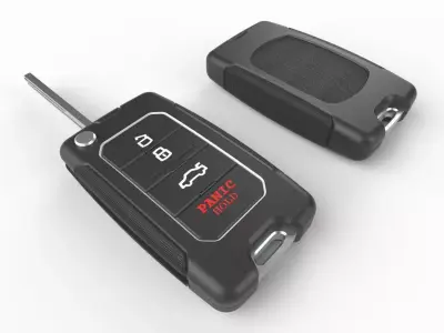 Car key Model 9 Low-poly 3D model