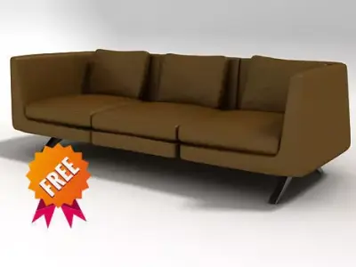 Sofa Hepburn Modular Free 3D model