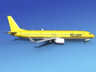 Boeing 737-900ER HLX 3D model
