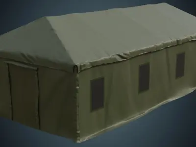 Tent 2A Low-poly 3D model