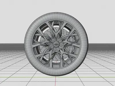 Aston Martin DBX Straight 6 2020 Wheel 3D model