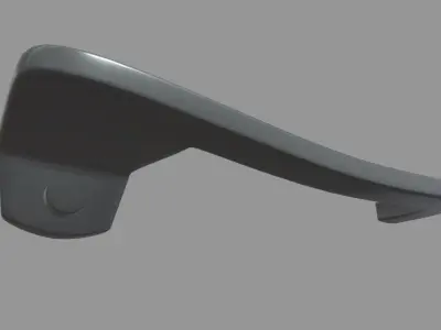 Car Door Handle 05 Low-poly 3D model
