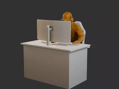 Video Game Player VGP1 002 3D print model