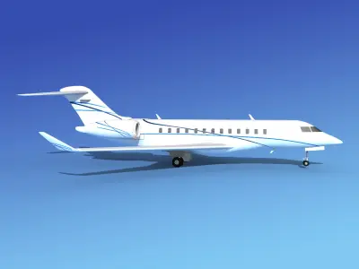 Global Express XRS V09 3D model