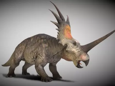 Styracosaurus  V2 Low-poly 3D model