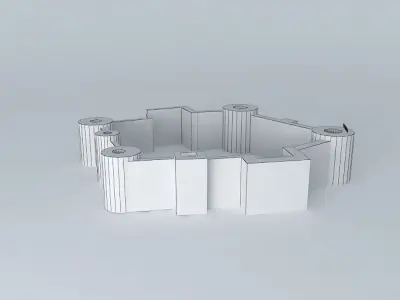 Karaman castle Free 3D model