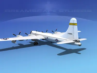 Boeing TB-50 Superfortress II 3D model