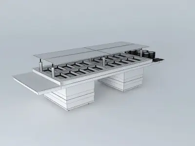 Kit005A Mesa Self Service por Alex Marques Free 3D model