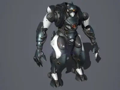 Avalon Suit Low-poly 3D model