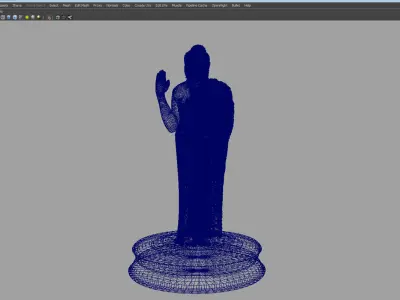 buddha 3d model buddha statue 3D model