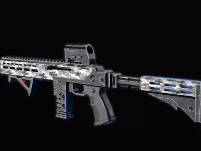 Assault Rifle Free 3D model