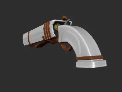 Sci-Fi Short Shotgun - Gun Weaponry - Luxury Low-poly 3D model