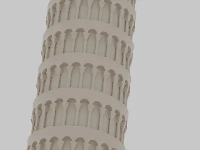Leaning Tower of Pisa 3D model