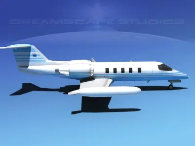 Gates Bombardier Learjet 35 V06 3D model