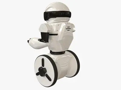 Meetmip robot on wheels 3D model