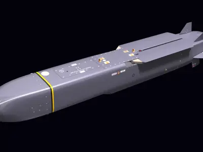 SCALP EG Missile 3D model