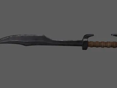 sword Low-poly 3D model