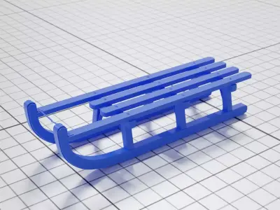 Snow Sled Free 3D print model
