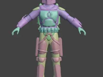 JANGO FETT Fortnite BIO Free 3D model