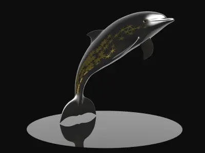 Star dolphin 3D model