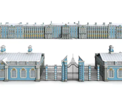 Catherine Palace - Russia 3D model