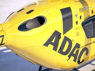 ADAC Eurocopter EC135 3D model