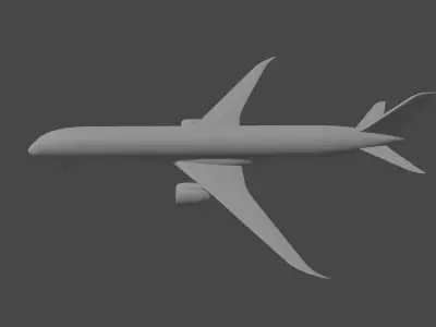 Boeing 787 family Free low-poly 3D model