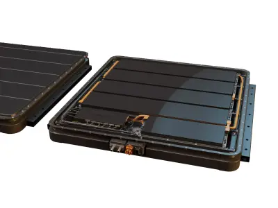 Electric Car Battery02 3D model