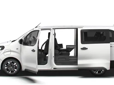 Vauxhall Zafira Life E L3 BusinessVIP HQInterior 2025 3D model