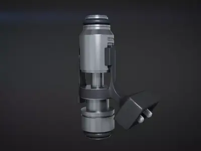 Car injector 3D model