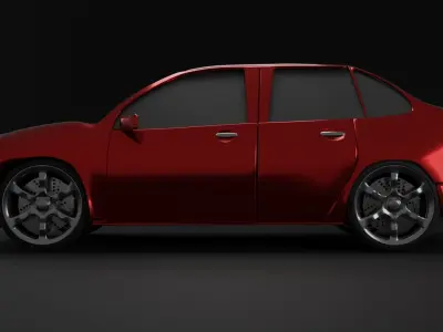 Mitsubishi car Free 3D model
