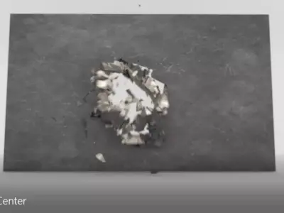 Bomb Crack Wall 01 Center Low-poly 3D model