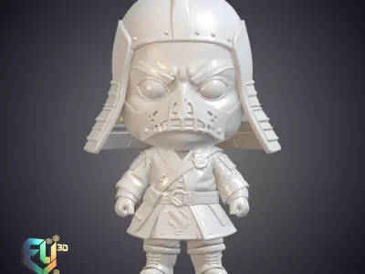 Chibi Samurai Statue PM-793 3D print model