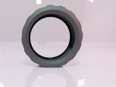  OFFROAD TYRE Low-poly 3D model