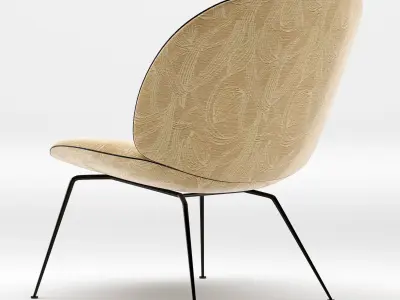 Beetle Lounge Chair - Gubi 3D model